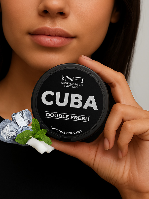 CUBA Double Fresh – Naneli Slim Nikotin Poşeti