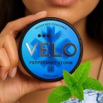 VELO Ice Cool X-Strong – Crispy Peppermint Slim Nikotin Poşeti