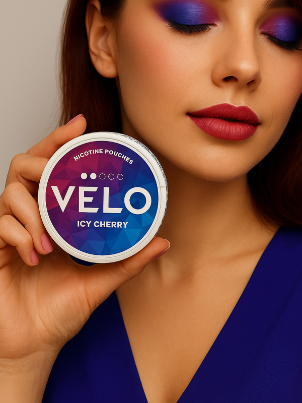 VELO Icy Cherry – Serin Kiraz Slim Nikotin Poşeti
