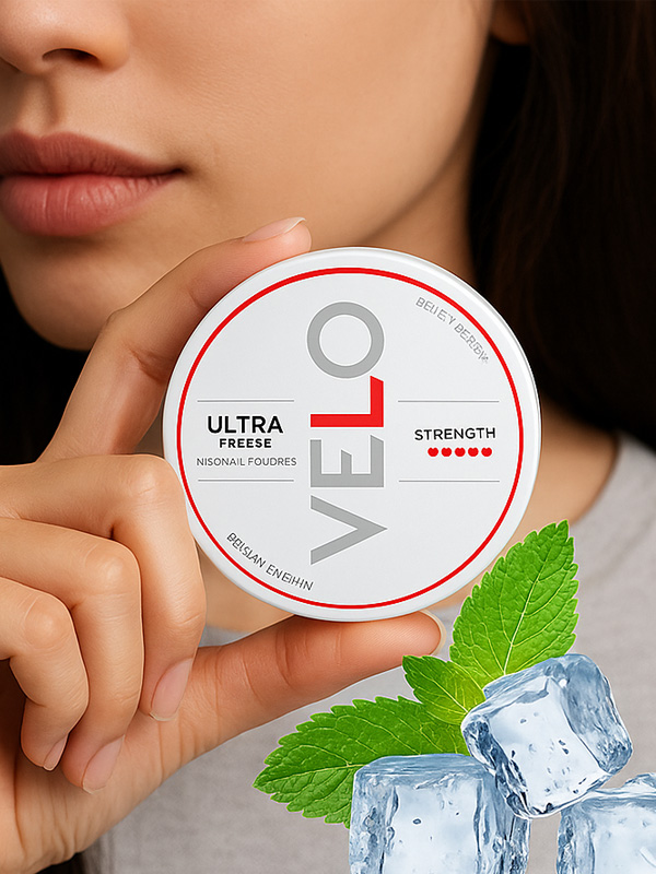 VELO Ultra Freeze – Freezing Peppermint Ultra Slim Nikotin Poşeti
