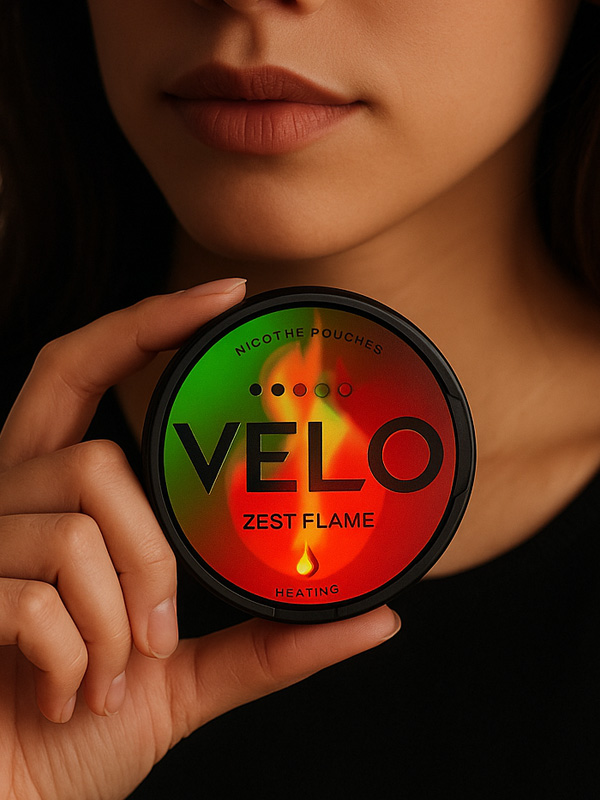 VELO Zest Flame – Narenciye Esintili Slim Nikotin Poşeti